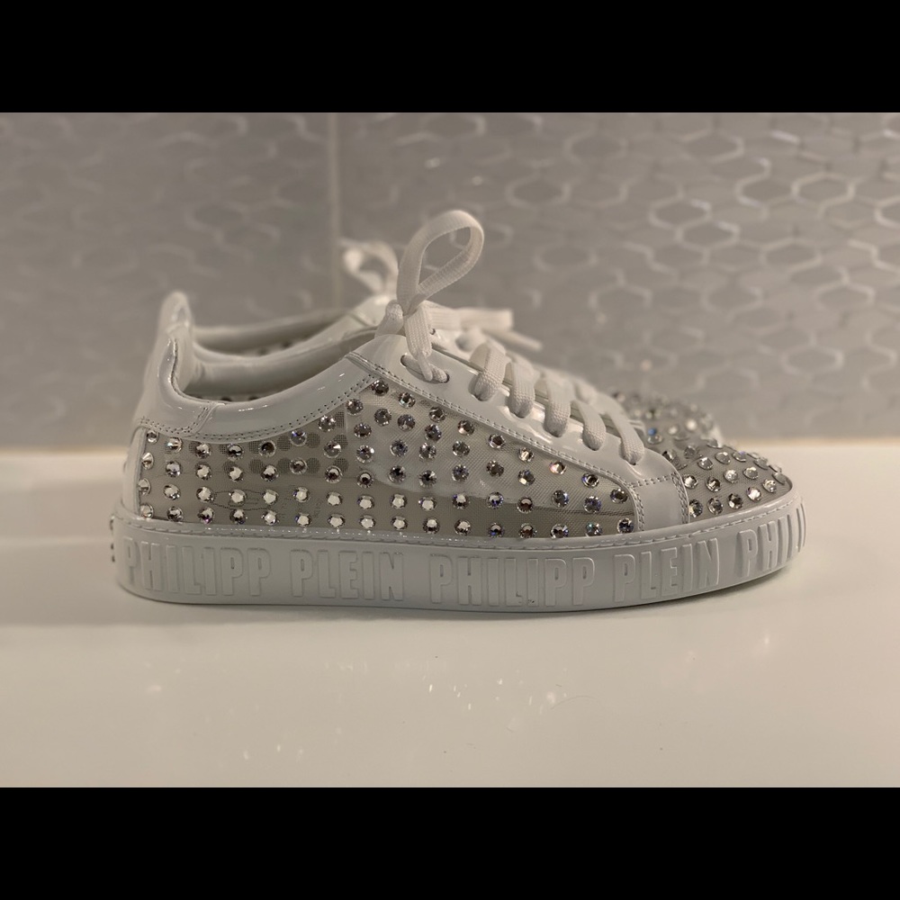 PHILIPP PLEIN
low-top crystal sneakers